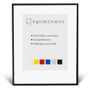 Kunststoffbilderrahmen TEXAS Schwarz 50x70 cm mit 1mm...