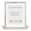 Massivholz-Bilderrahmen ATTIKA Blau-Beige 20x50 cm mit...