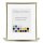 Massivholz-Bilderrahmen DAUPHINE Silber patiniert 70x100 cm mit 1mm Acrylglas Antireflex