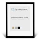 MDF-Bilderrahmen SKANE Schwarz Matt 24x30 cm Acrylglas...