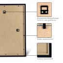 MDF-Bilderrahmen SKANE Schwarz Matt 70x100 cm Acrylglas 1mm klar