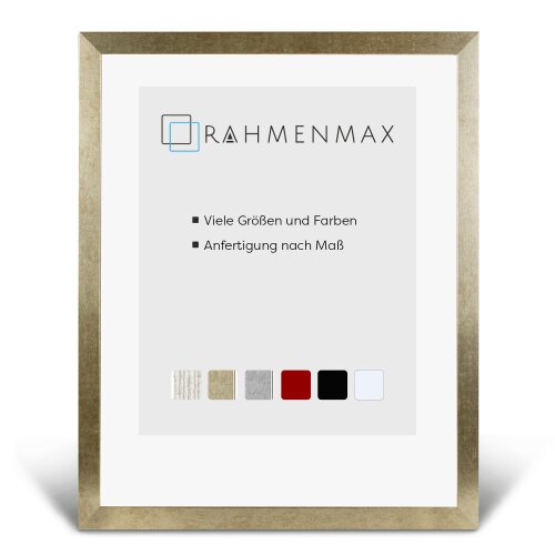 MDF-Bilderrahmen SKANE Vintage Gold 42x60 cm Acrylglas 1mm Antireflex