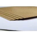 MDF-Platten Roh (Braun) 30 x 30 cm