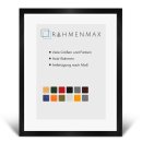 Massivholz-Bilderrahmen JERSEY Schwarz 50 x 50 cm mit 1mm...