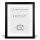 MDF-Bilderrahmen MORENA Schwarz Matt 21 x 29,7 cm (DIN A4) mit 1mm Acrylglas Antireflex