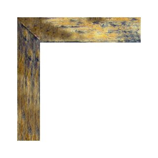 Blau-Gold meliert