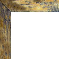 Blau-Gold meliert